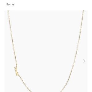 Gorjana K Gold Necklace